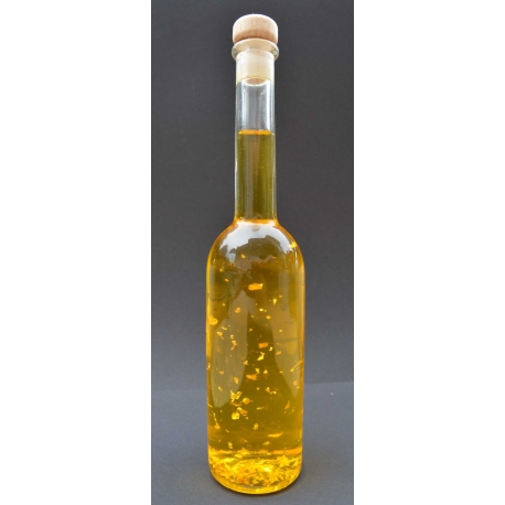 Goldöl, 200 ml mit Aprikosenkernöl in der Glasflasche Opera